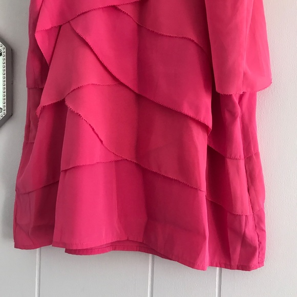 BCBGeneration Pink Layered Tank - Picture 3 of 6